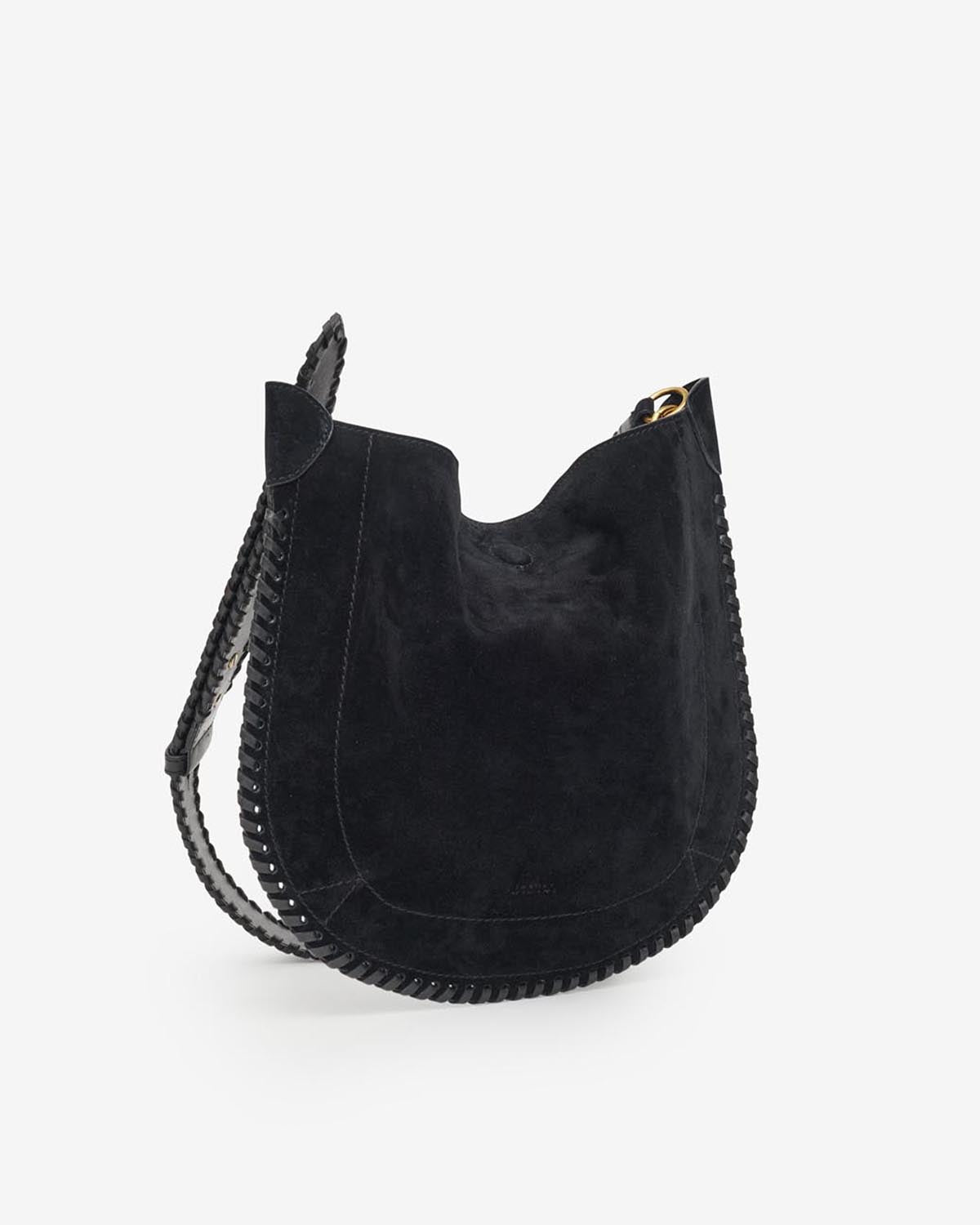 Bolso de ante de becerro trenzado oskan soft - Negro - Woman - 3