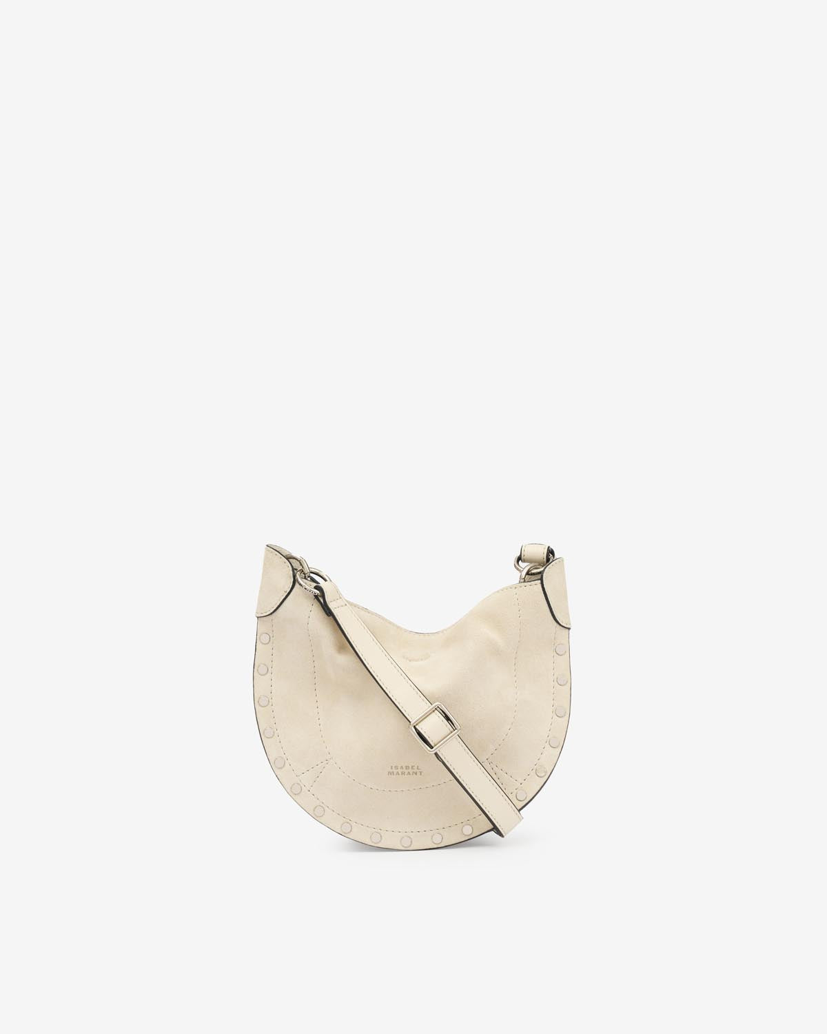 Mini moon soft bag Woman Chalk 3