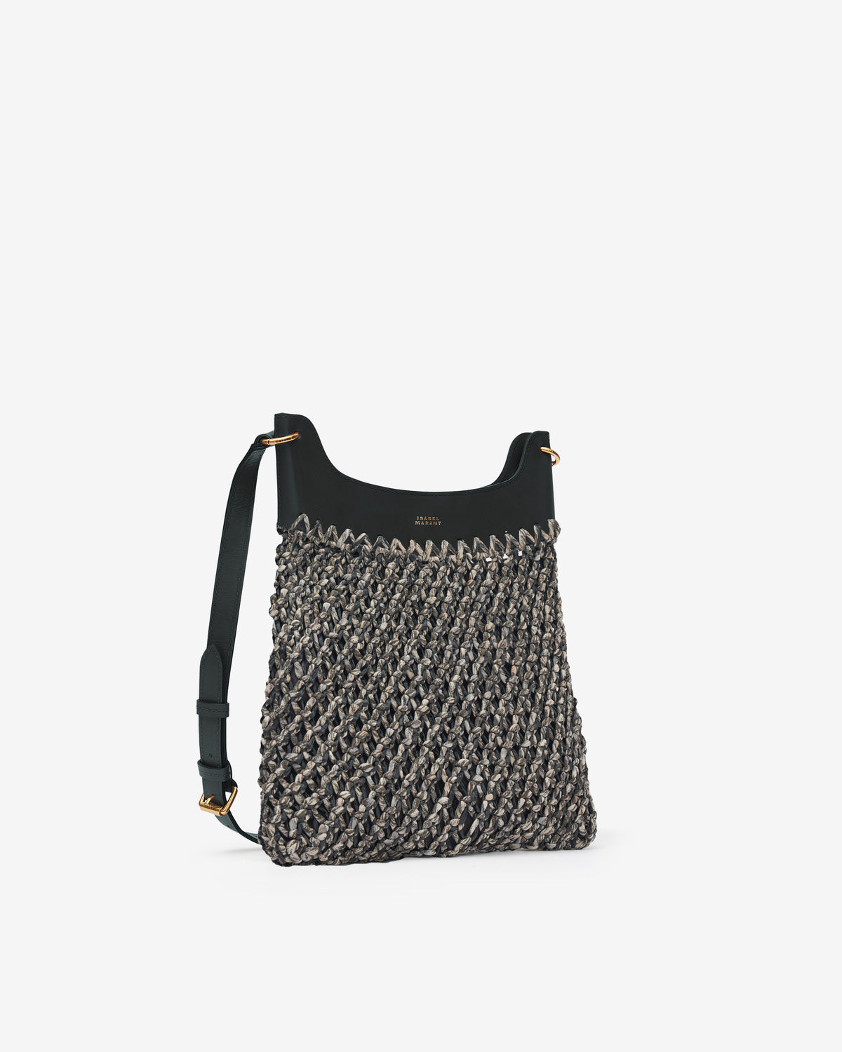 Amalfi hand-woven bag Woman Black 4