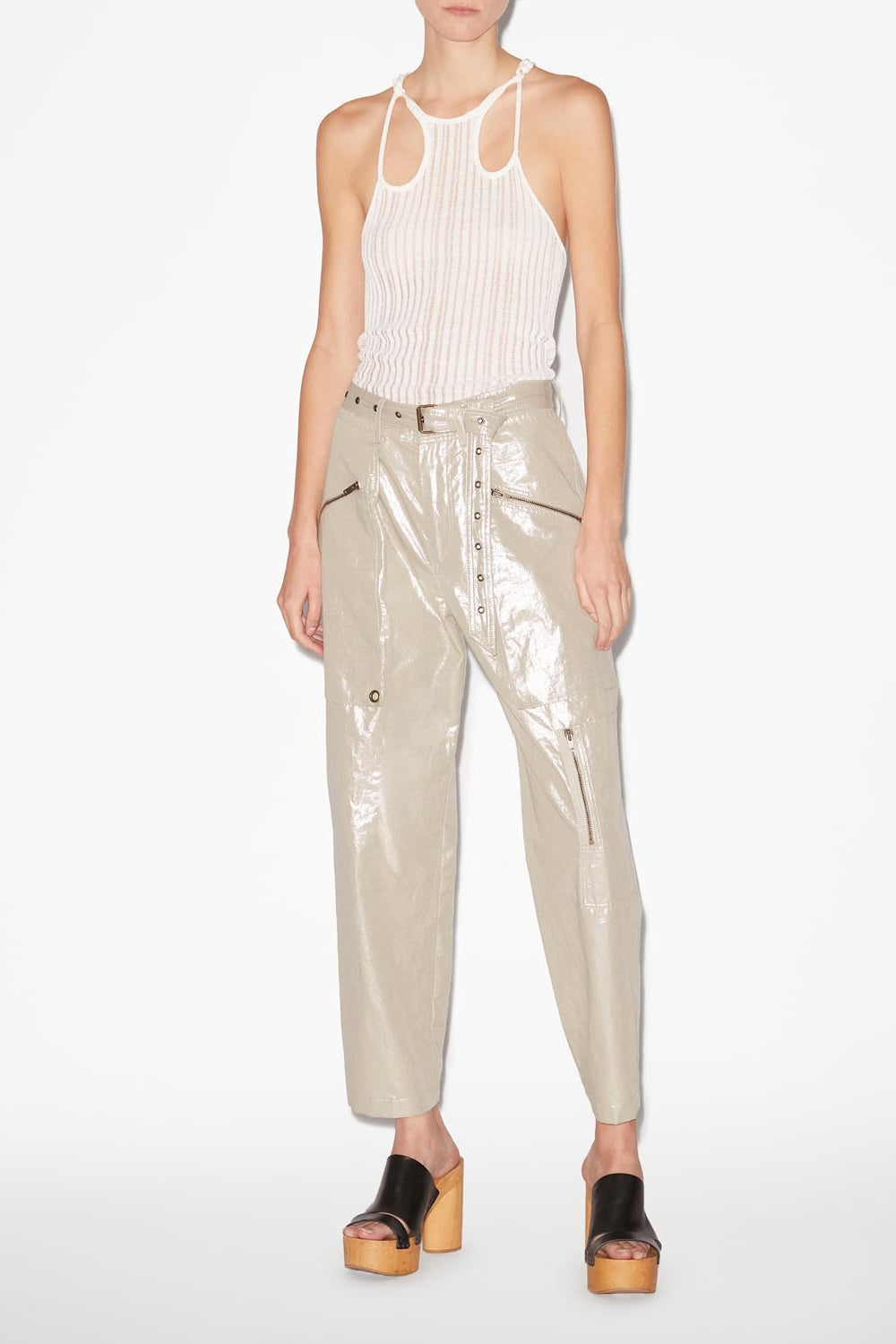 Jersey de punto transparente debra - Blanco - Woman - 2