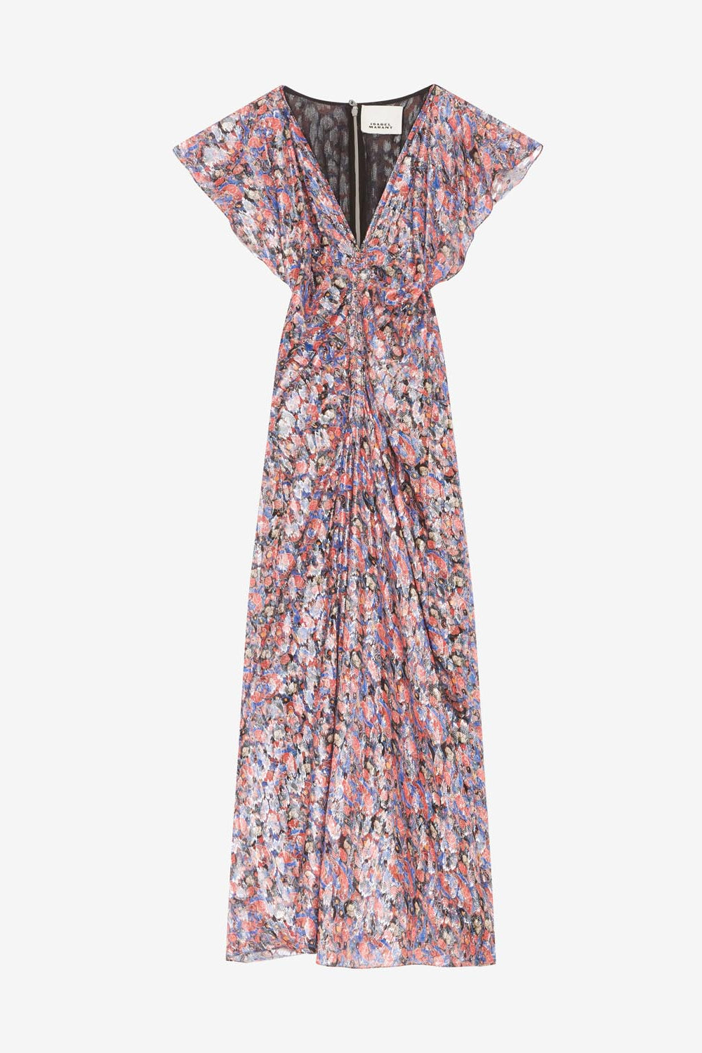 Lyndsay プリント入り マキシドレス - 青 - Woman - 1