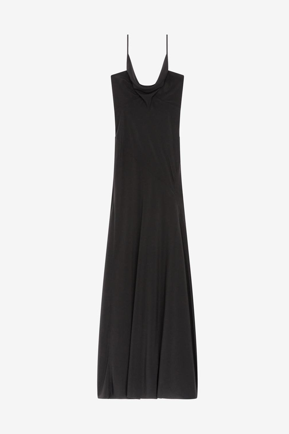 Kapri long strappy dress - Black - Woman - 1