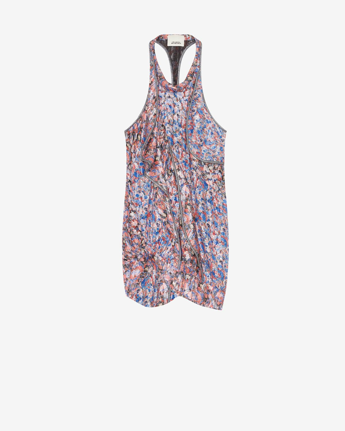 Rosmari short flowing sleeveless dress - Blue - Woman - 5