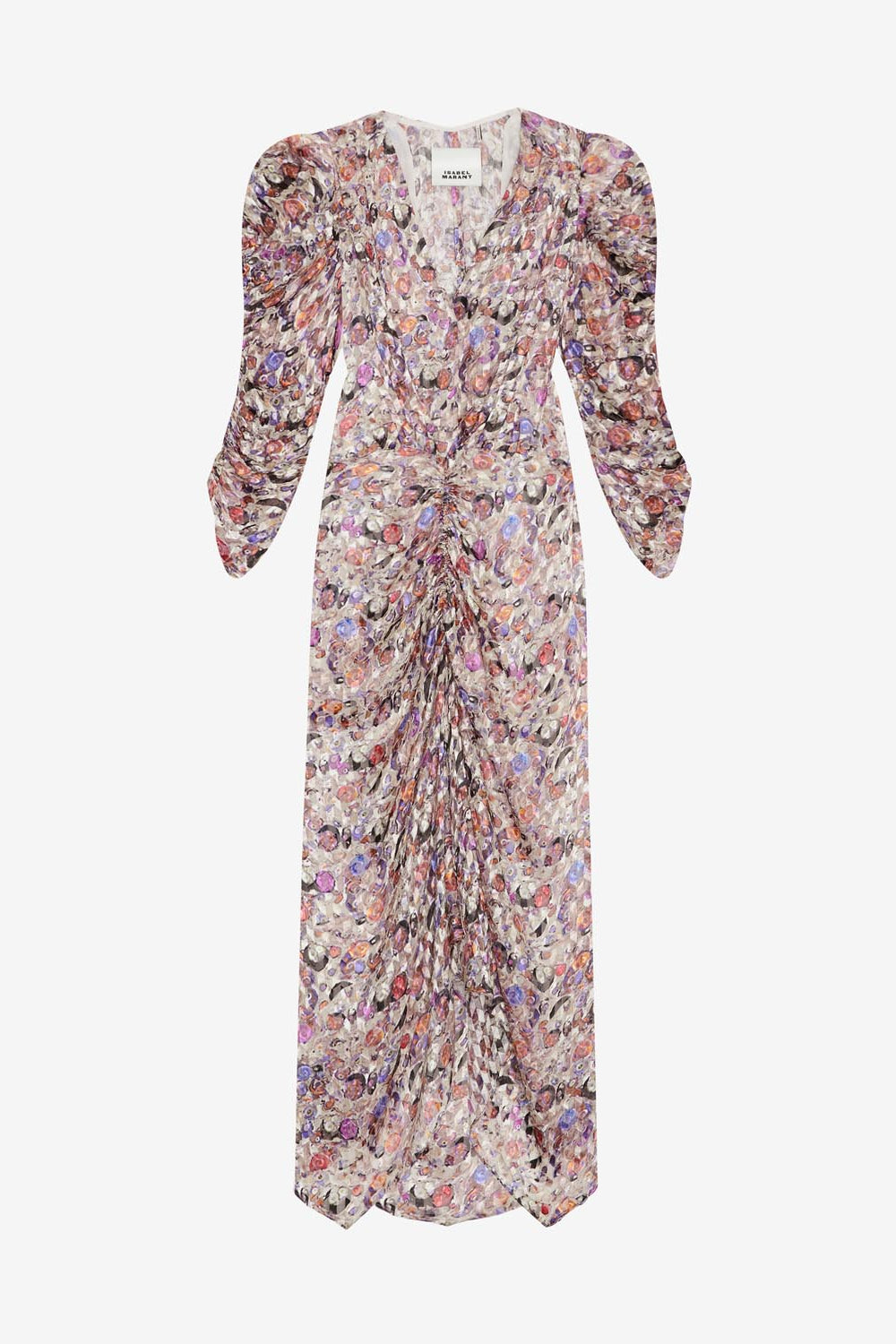 Abito midi in velluto nemil - Ecru - Woman - 1