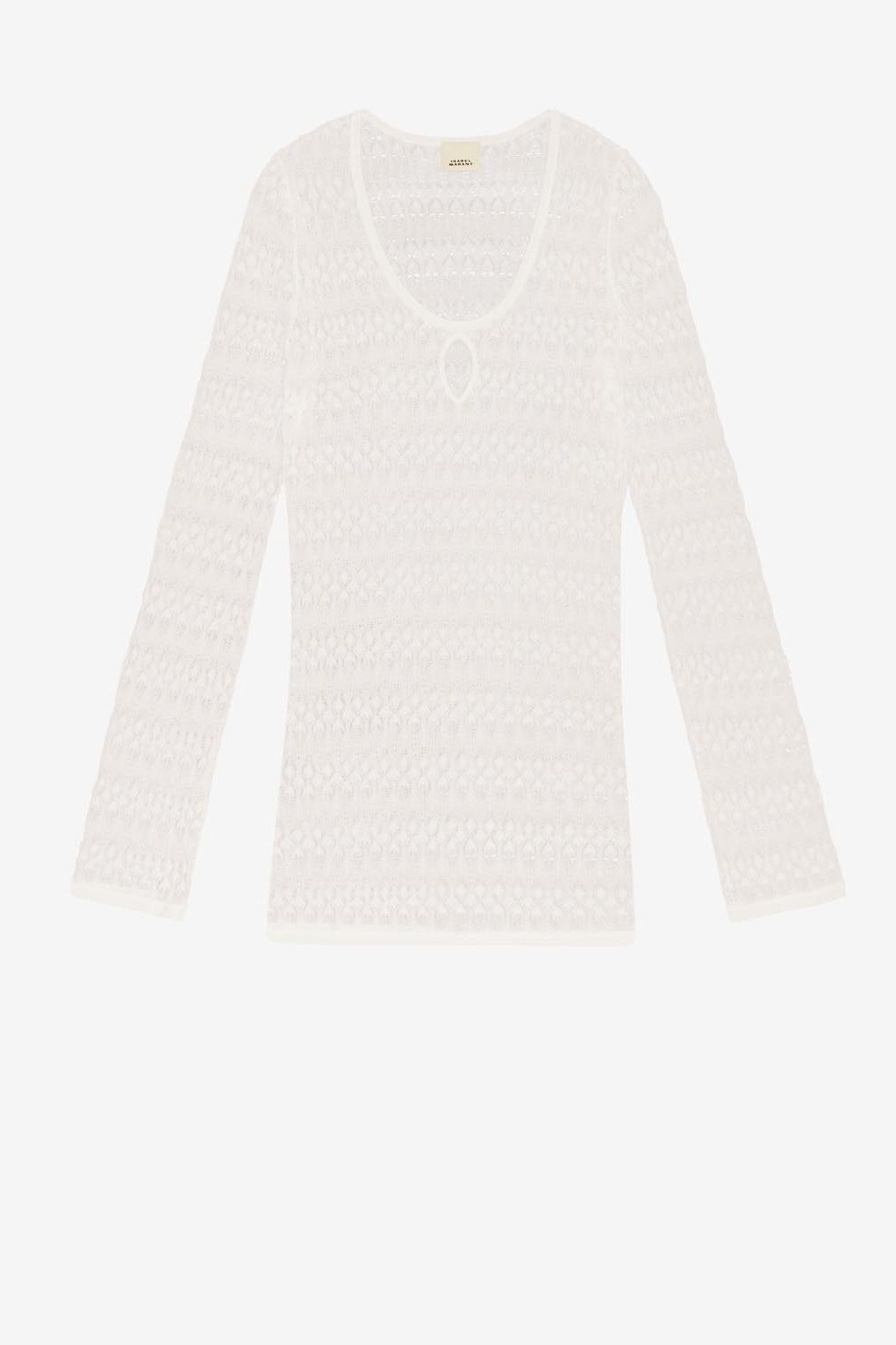 Vestido punto calado parma - Blanco - Woman - 1