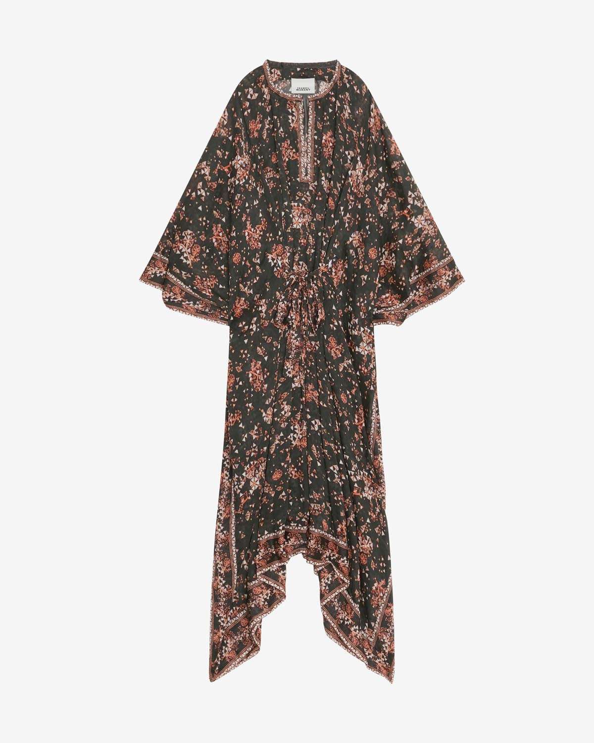 Amira 프린트 맥시 드레스 - 검은색 - Woman - 5