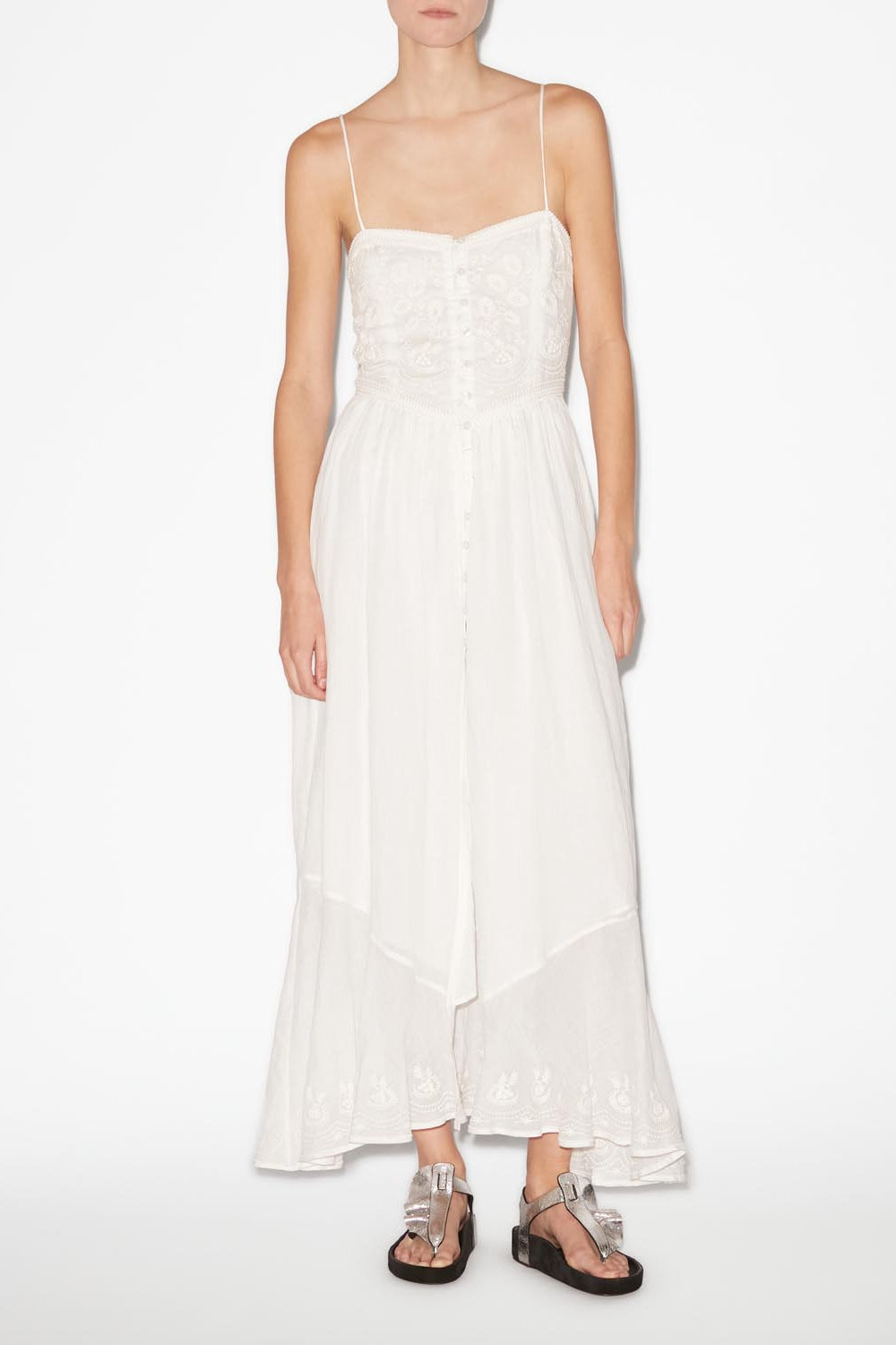 Erika 자수 맥시 드레스 - 하얀색 - Woman - 2