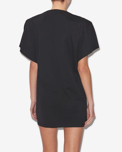 Silvane cotton jersey dress - Black - Woman - 8