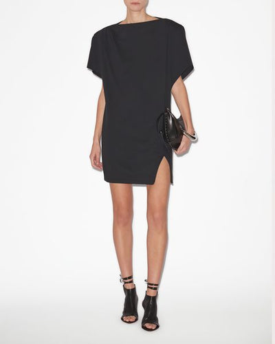 Silvane cotton jersey dress - Black - Woman - 2