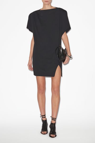 Abito in jersey di cotone silvane - Nero - Woman - 4