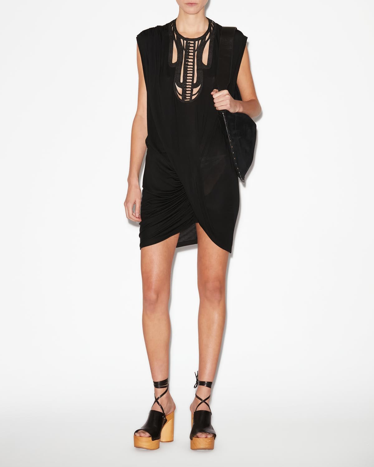 Abito corto in jersey zelmira - Nero - Woman - 1