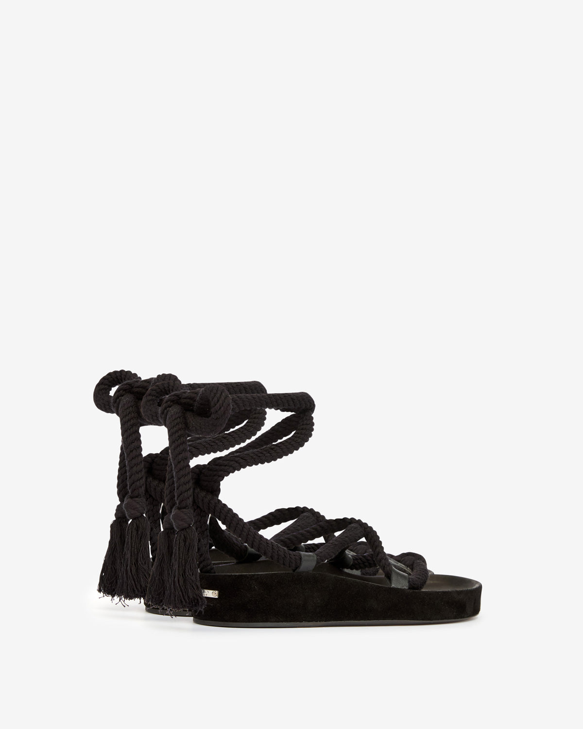 Erol 끈 샌들 - 검은색 - Woman - 2