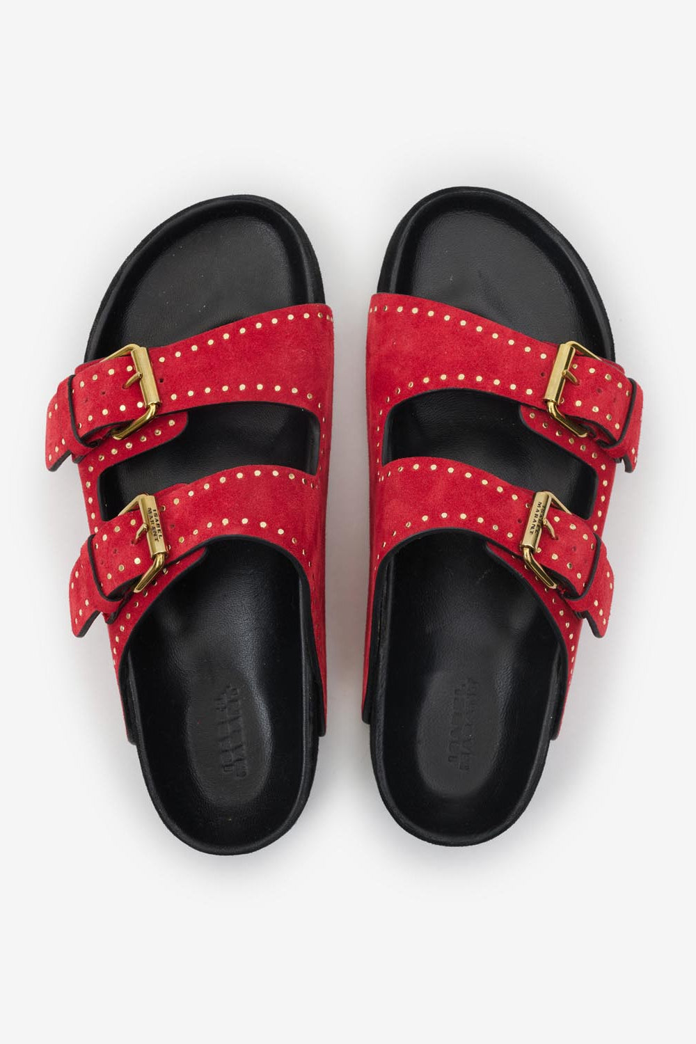 Lennyo 가죽 소재의 오픈 샌들 - Scarlet red - Woman - 4