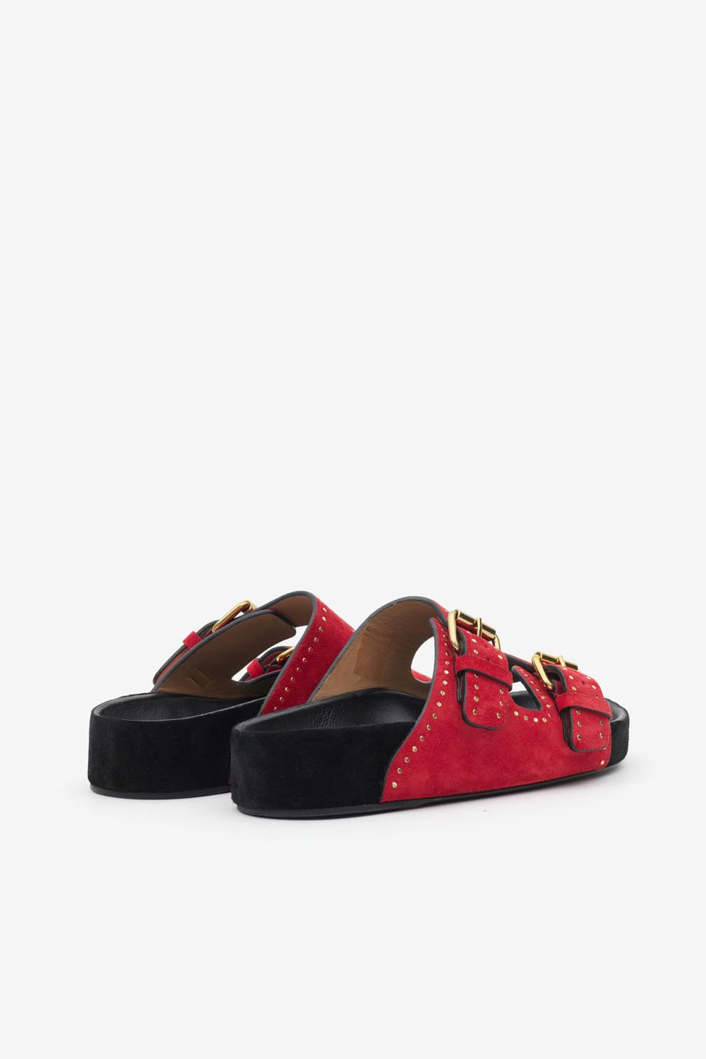 Lennyo 가죽 소재의 오픈 샌들 - Scarlet red - Woman - 2