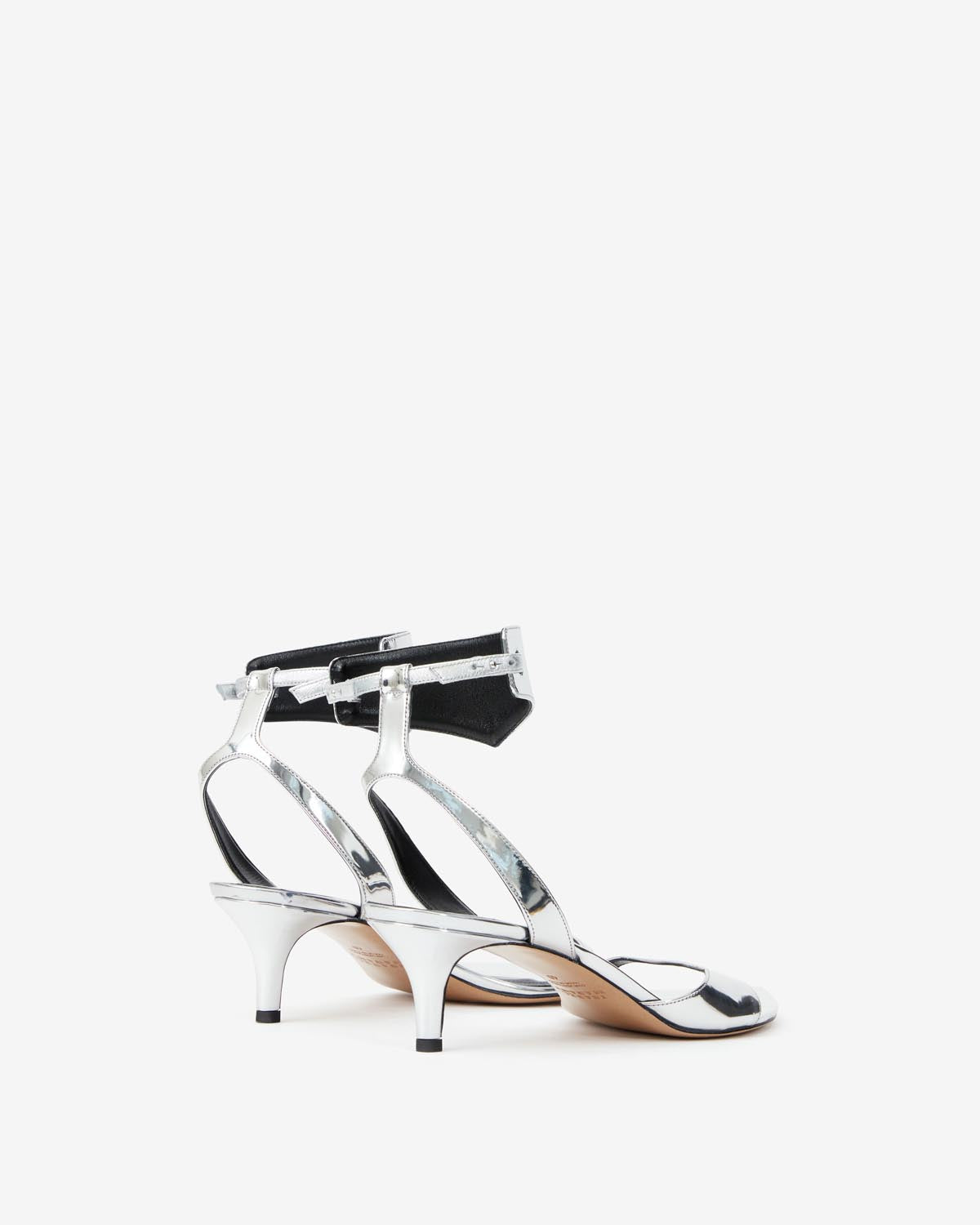 Arson レザー ミッドヒール サンダル - 銀 - Woman - 2