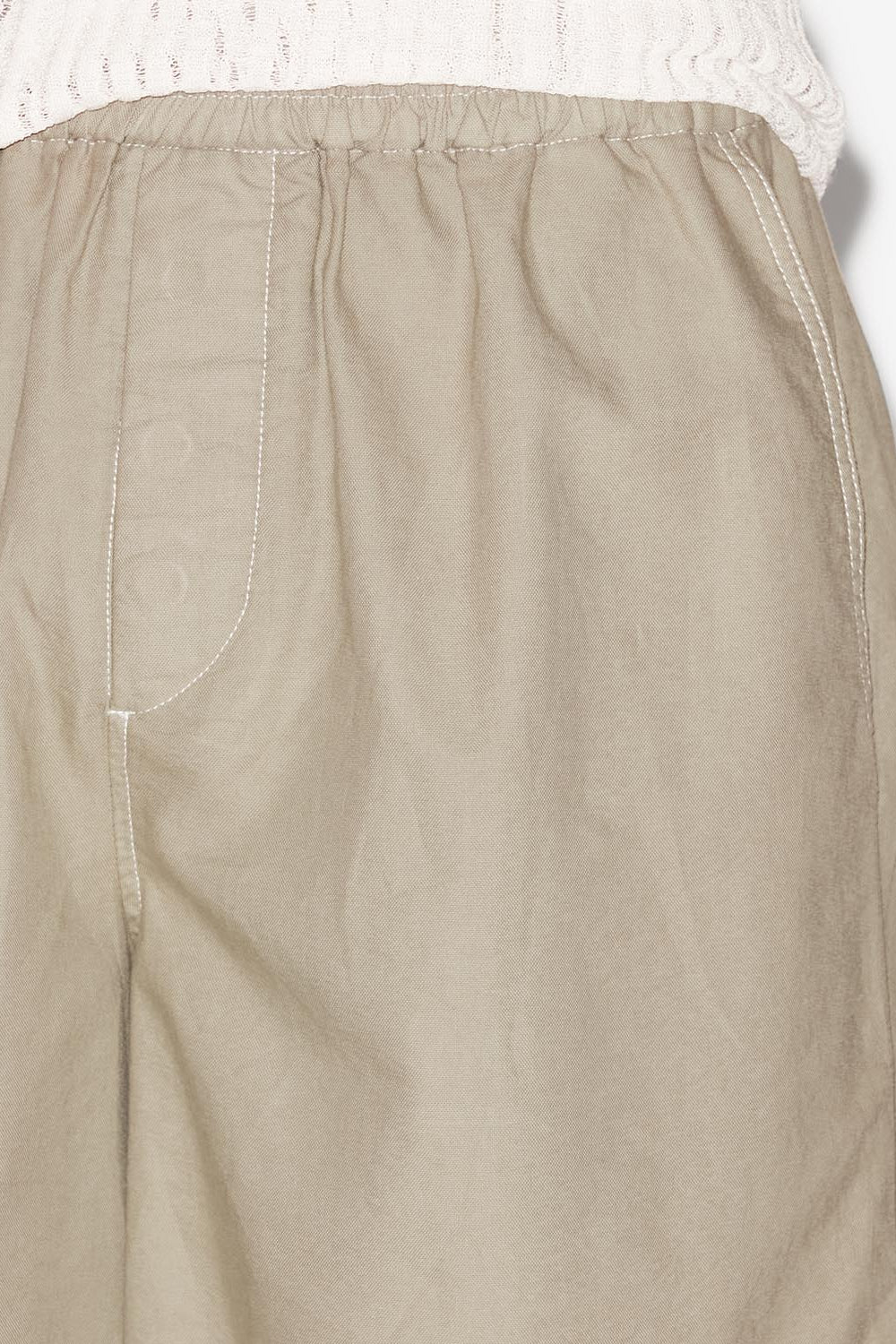 Vataya cotton shorts - Khaki - Man - 3