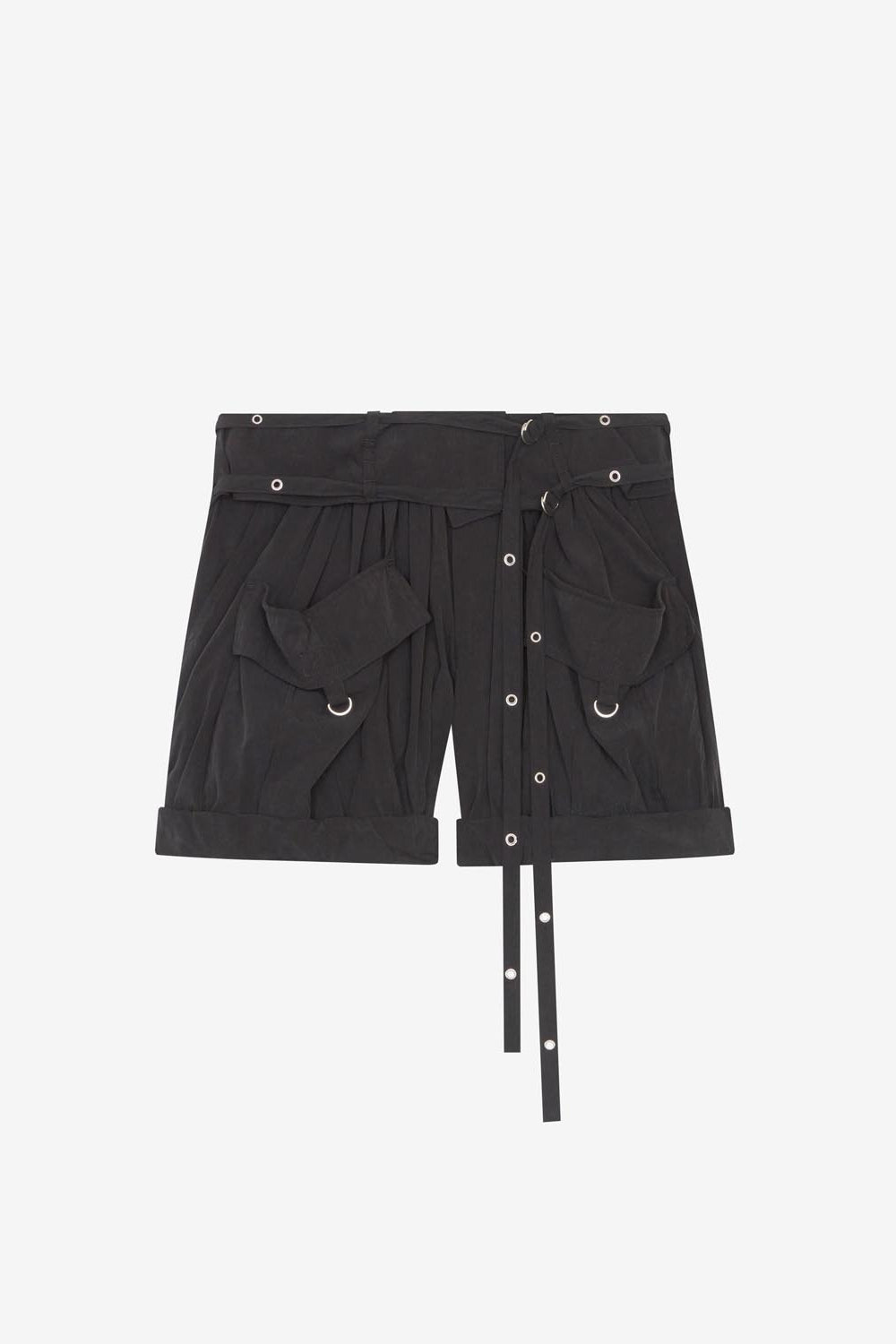 Short fluide uni heidi - Noir délavé - Woman - 1