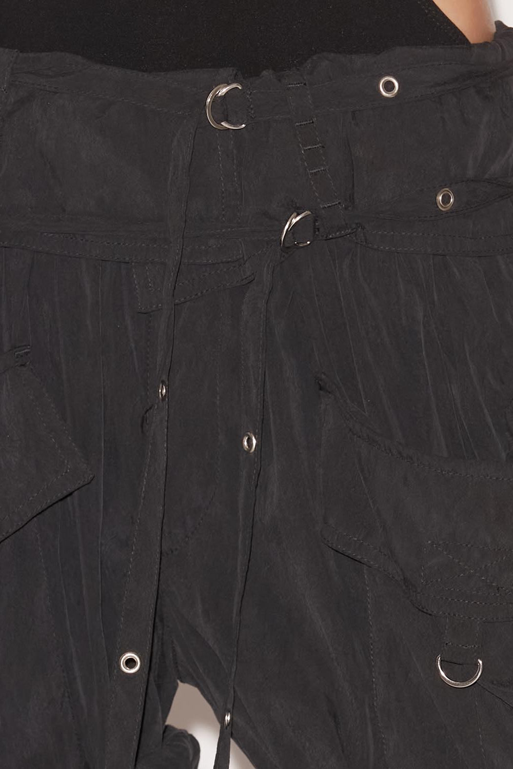 Short fluide uni heidi - Noir délavé - Woman - 4