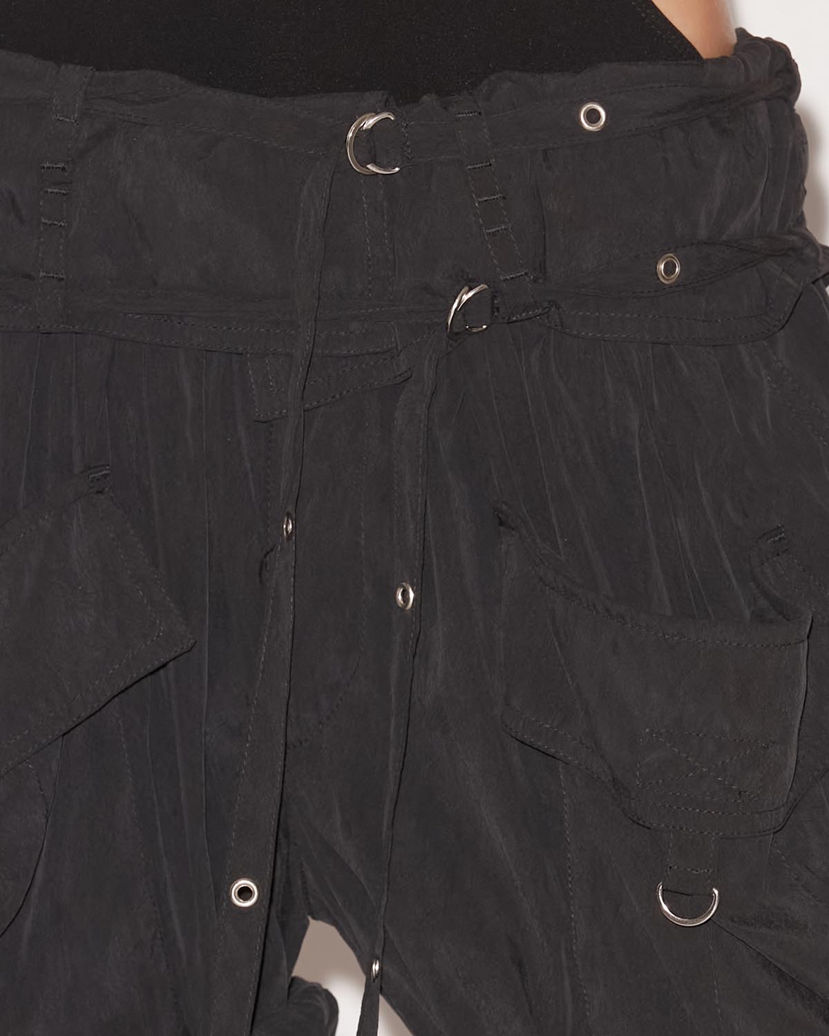 Short fluide uni heidi - Noir délavé - Woman - 2