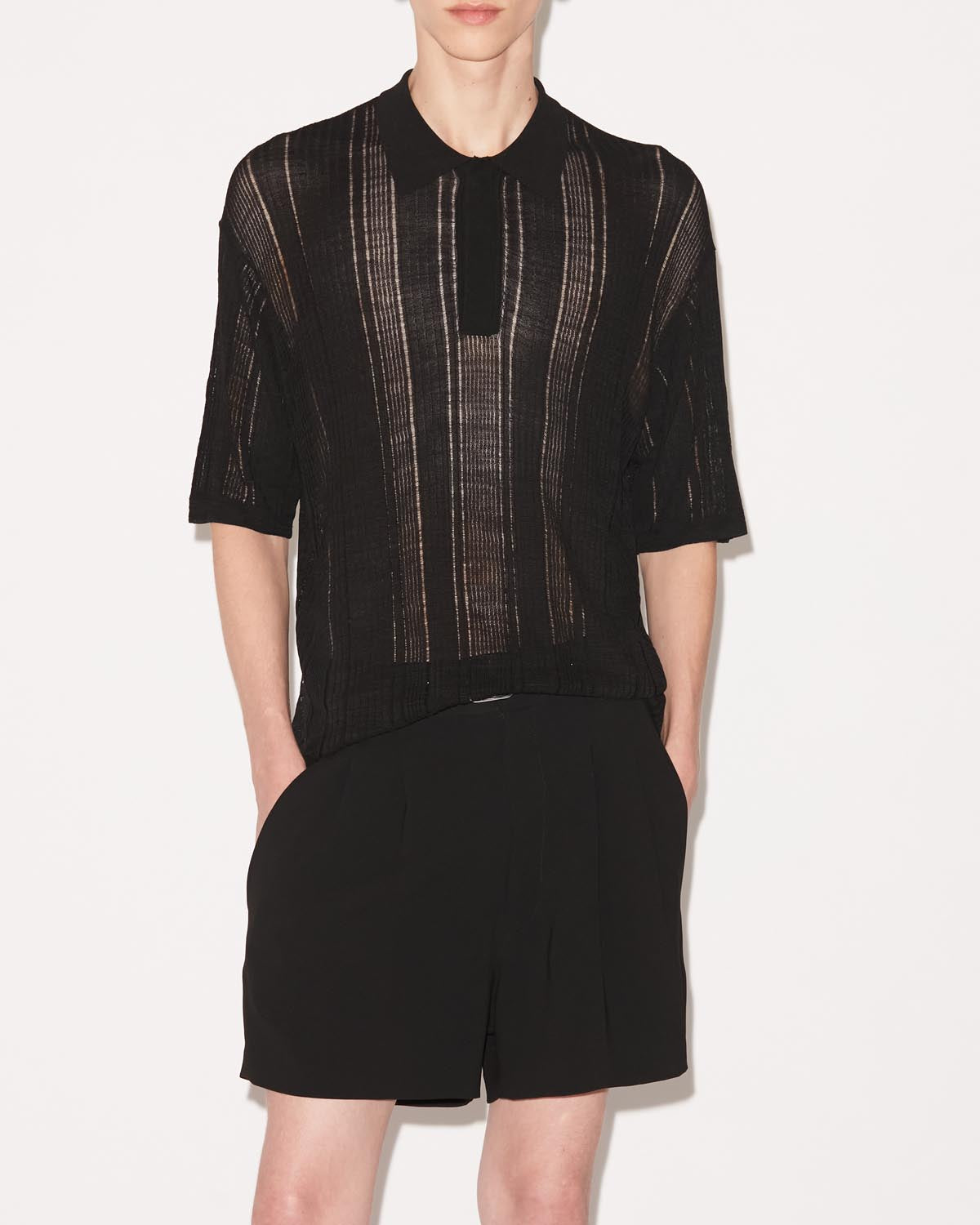 Short fluido norman - Negro - Man - 3