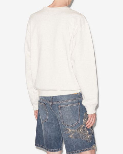 Mikoy jersey embroidered logo sweatshirt - Ecru - Man - 4