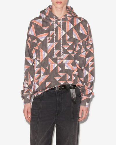 Felpa con cappuccio marvin - Black-multicolor - Man - 3