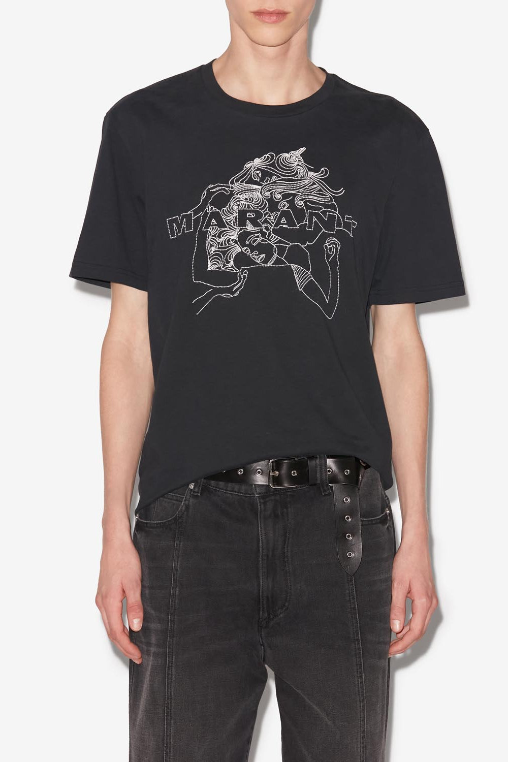 Honore 로고 티셔츠 - 검은색 - Man - 4