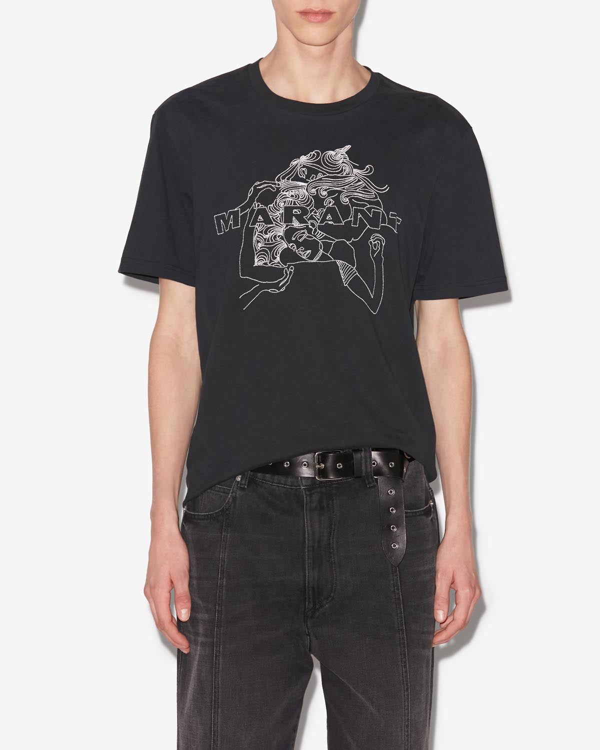 T-shirt con logo honore - Nero - Man - 3