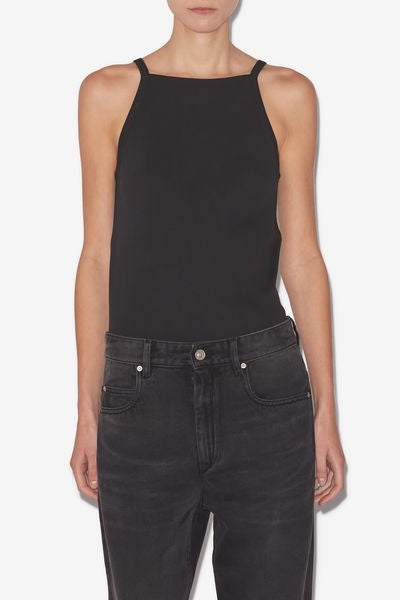 T-shirt ajusté en jersey tirza - Noir - Woman - 8