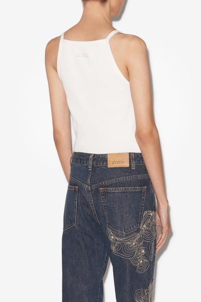 T-shirt ajusté en jersey tirza - Blanc - Woman - 10