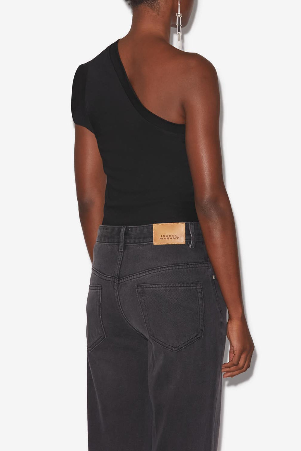 Camiseta de punto sin mangas maureen - Negro - Woman - 5