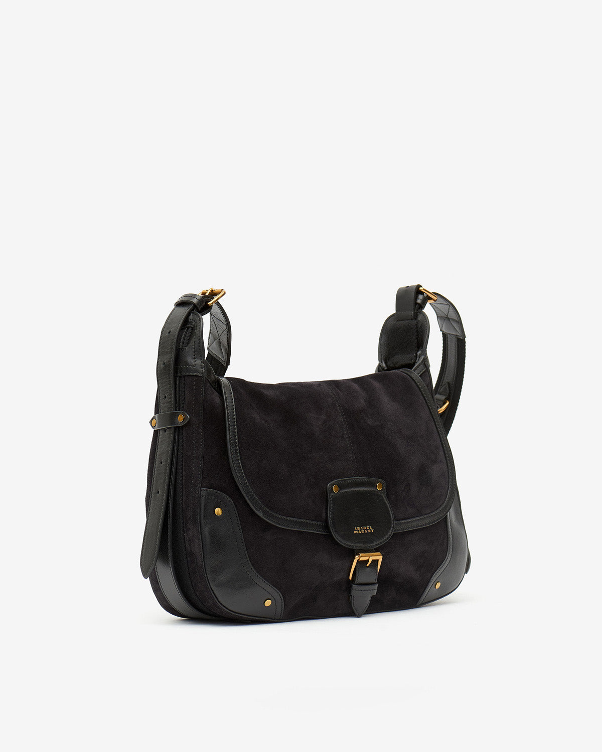 Borsa messenger sierra in pelle scamosciata - Nero lavato - Woman - 5