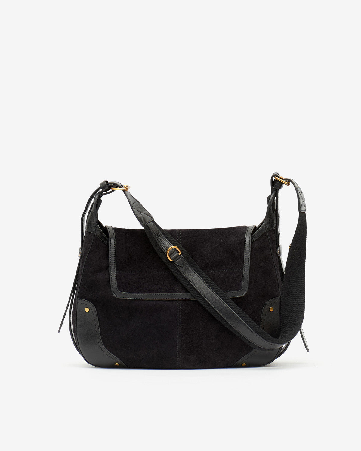 Borsa messenger sierra in pelle scamosciata - Nero lavato - Woman - 2