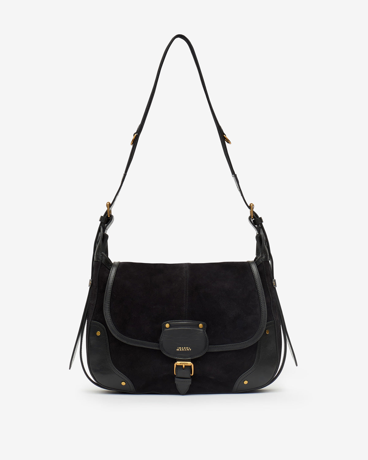 Borsa messenger sierra in pelle scamosciata - Nero lavato - Woman - 6