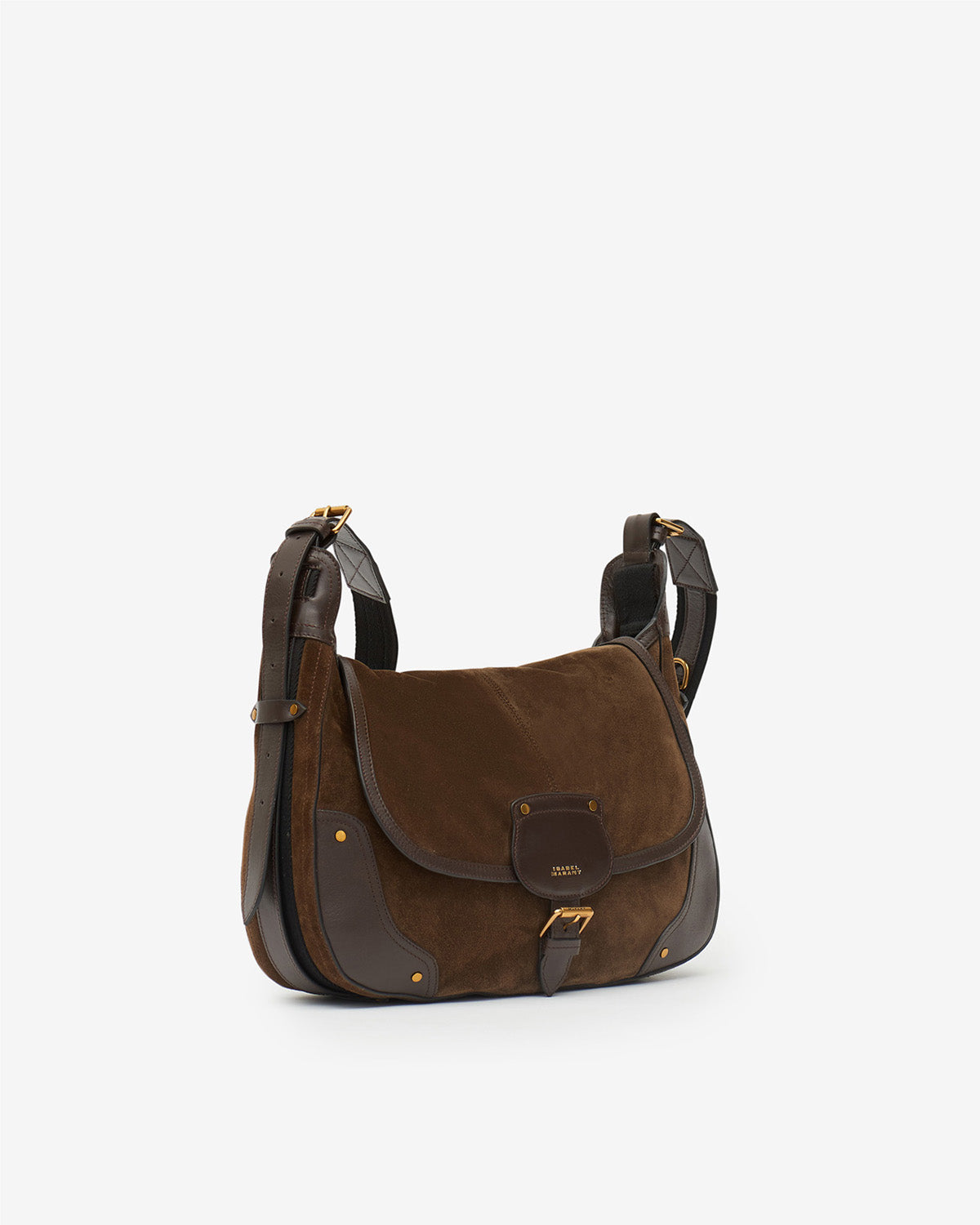 Borsa messenger sierra in pelle scamosciata - Bronzo - Woman - 5