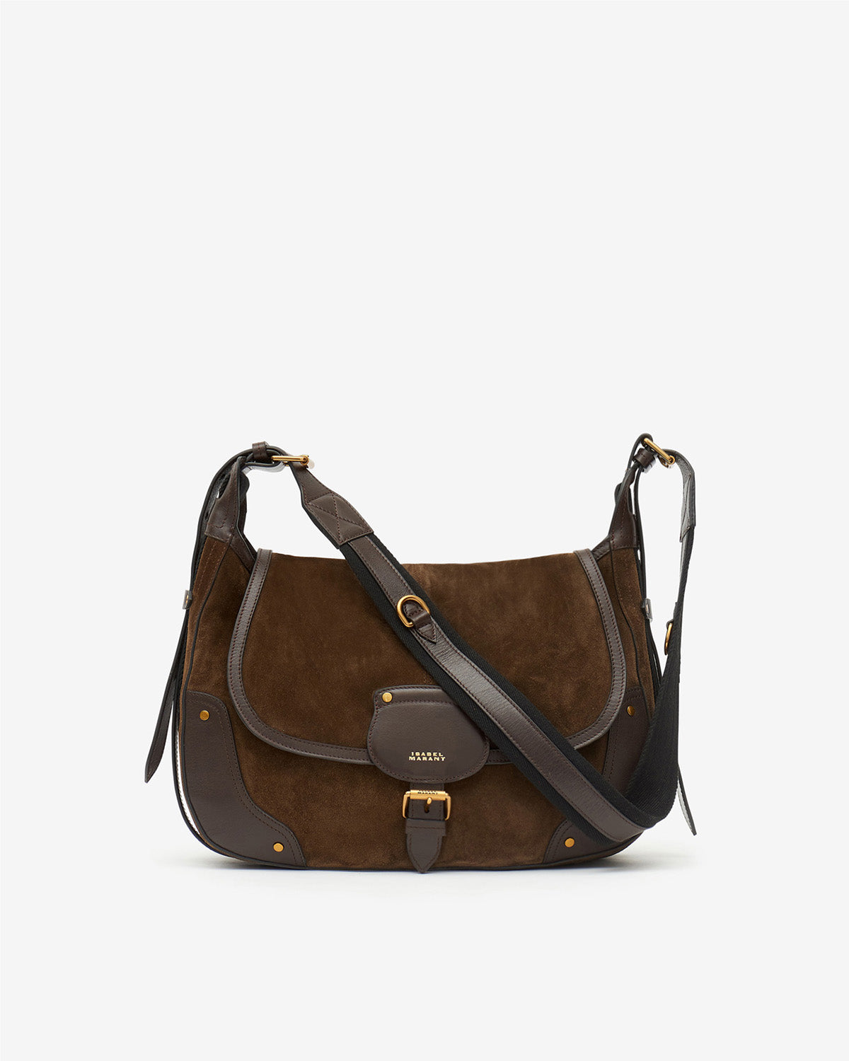 Borsa messenger sierra in pelle scamosciata - Bronzo - Woman - 1