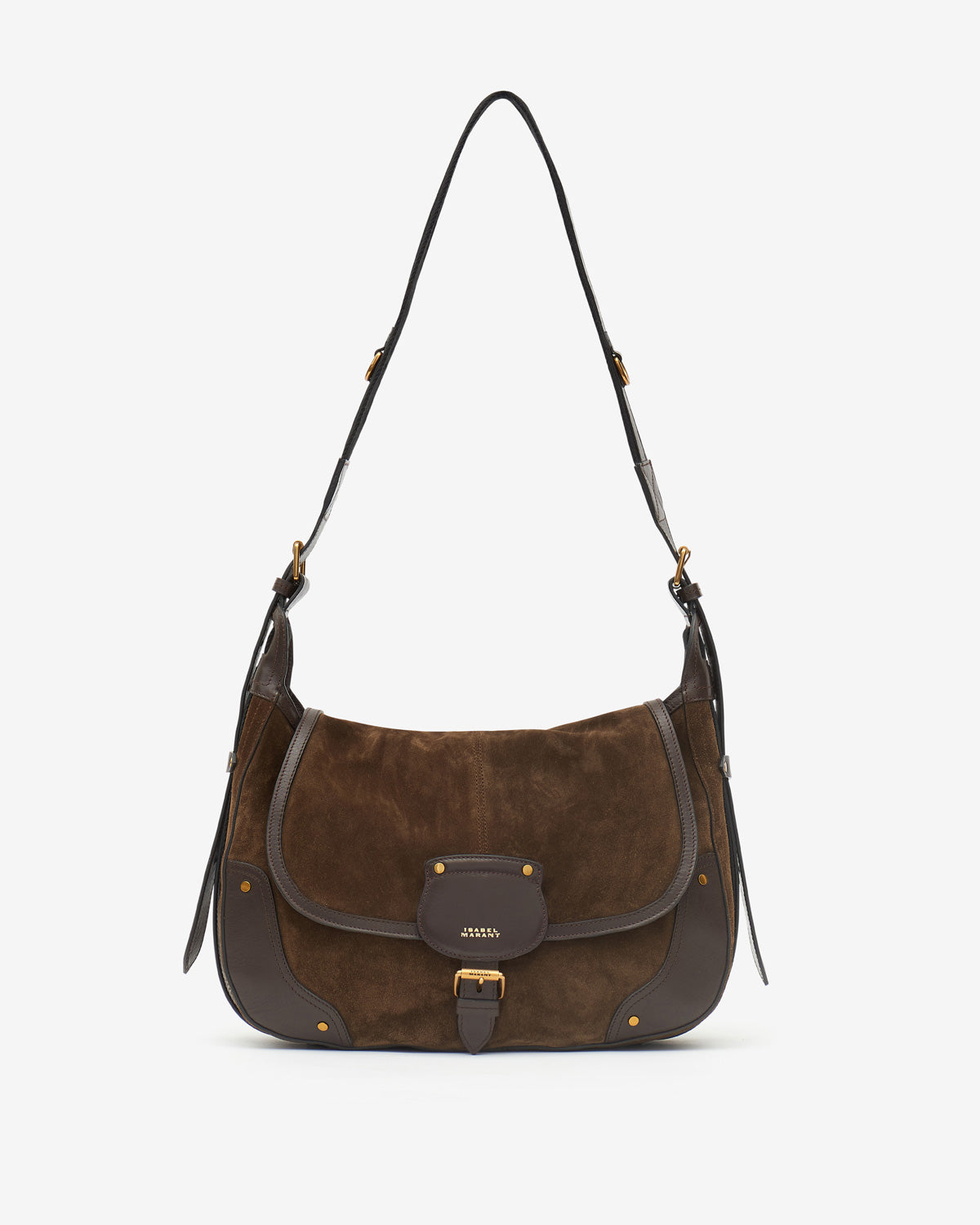 Borsa messenger sierra in pelle scamosciata - Bronzo - Woman - 6