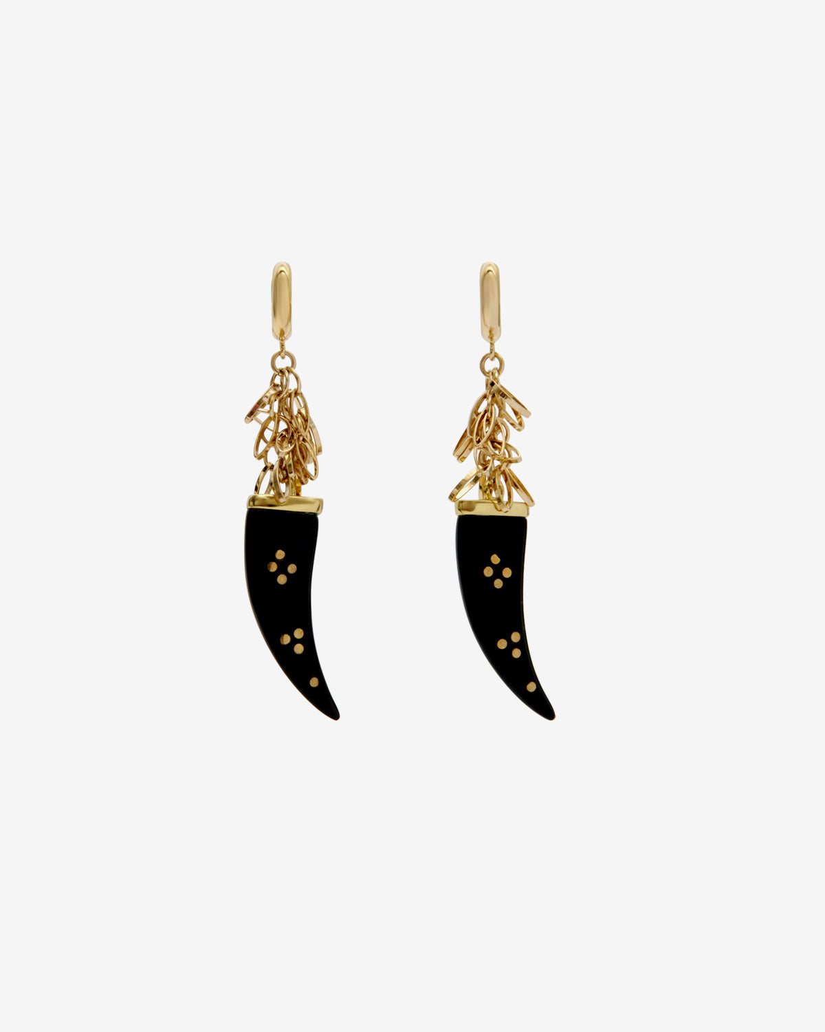 Pendientes de aro ellen - Negro - Woman - 1