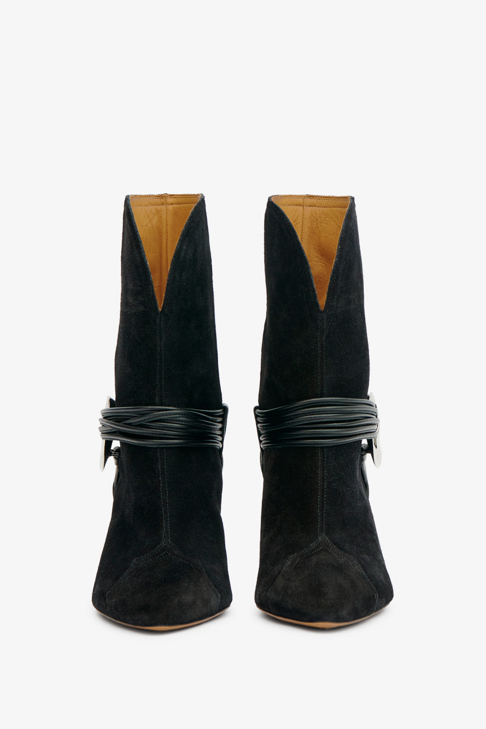 Botas de tacón de piel dytho - Negro - Woman - 4