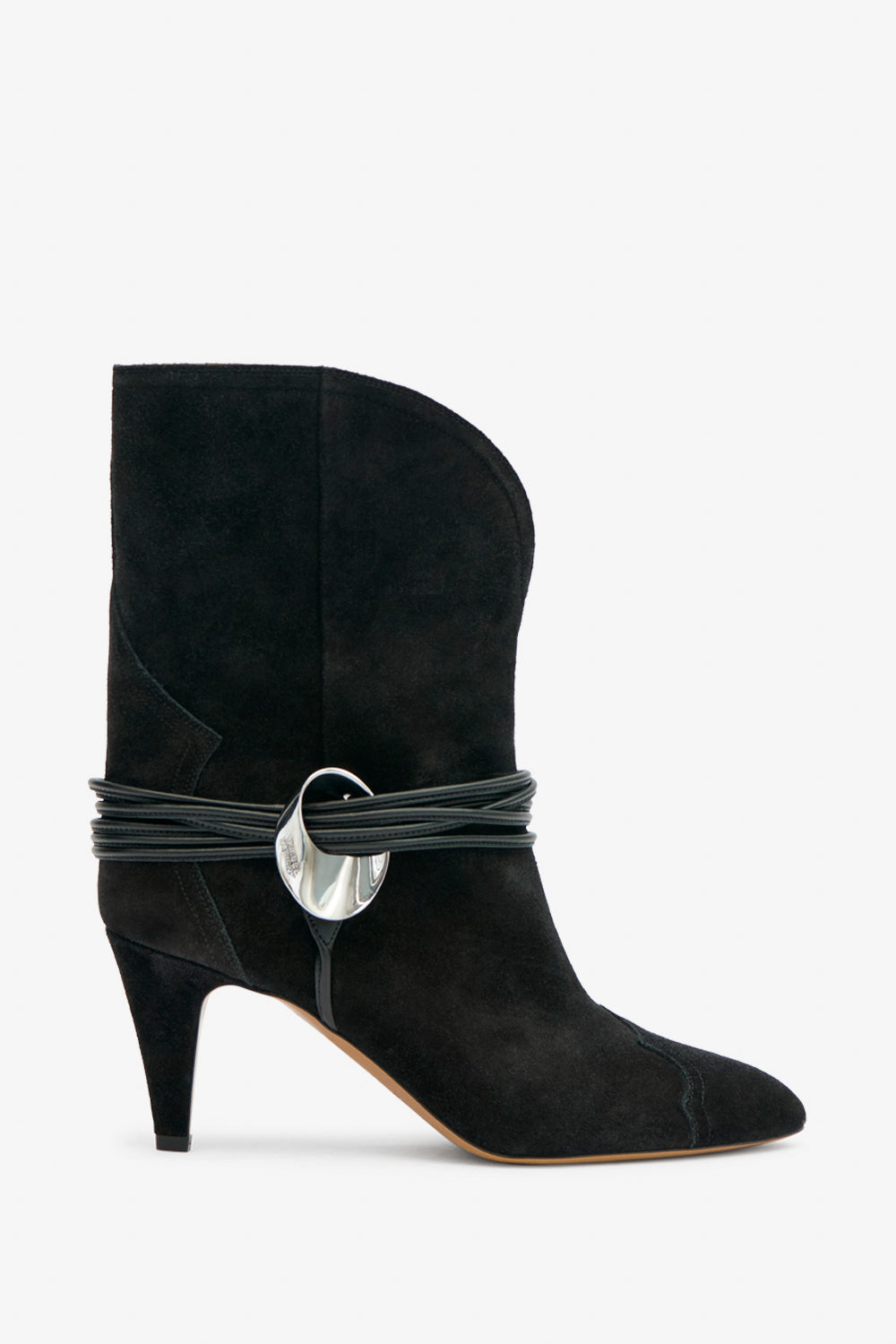 Botas de tacón de piel dytho - Negro - Woman - 1