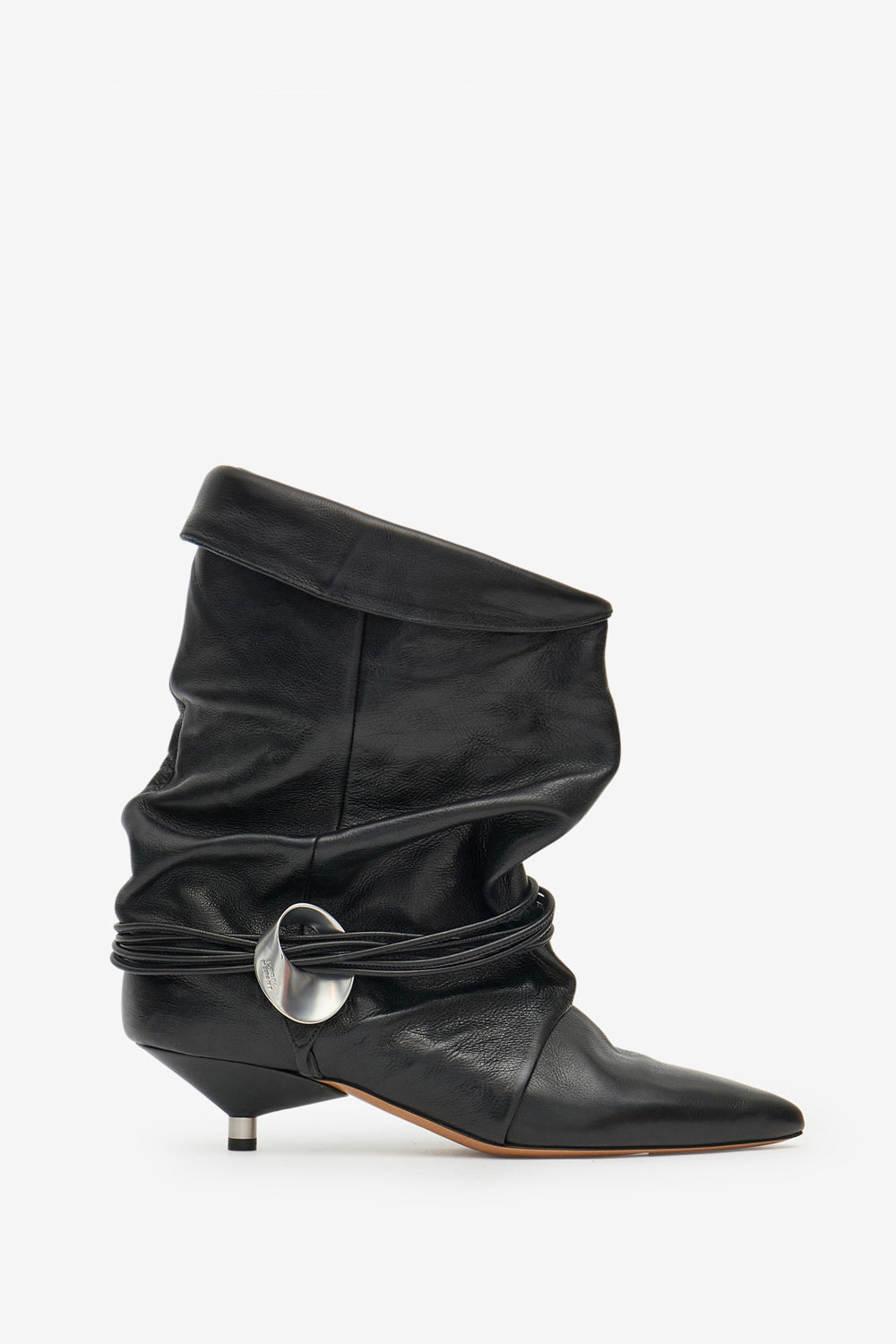 Boots edrika drapées à bijoux - Noir - Woman - 1