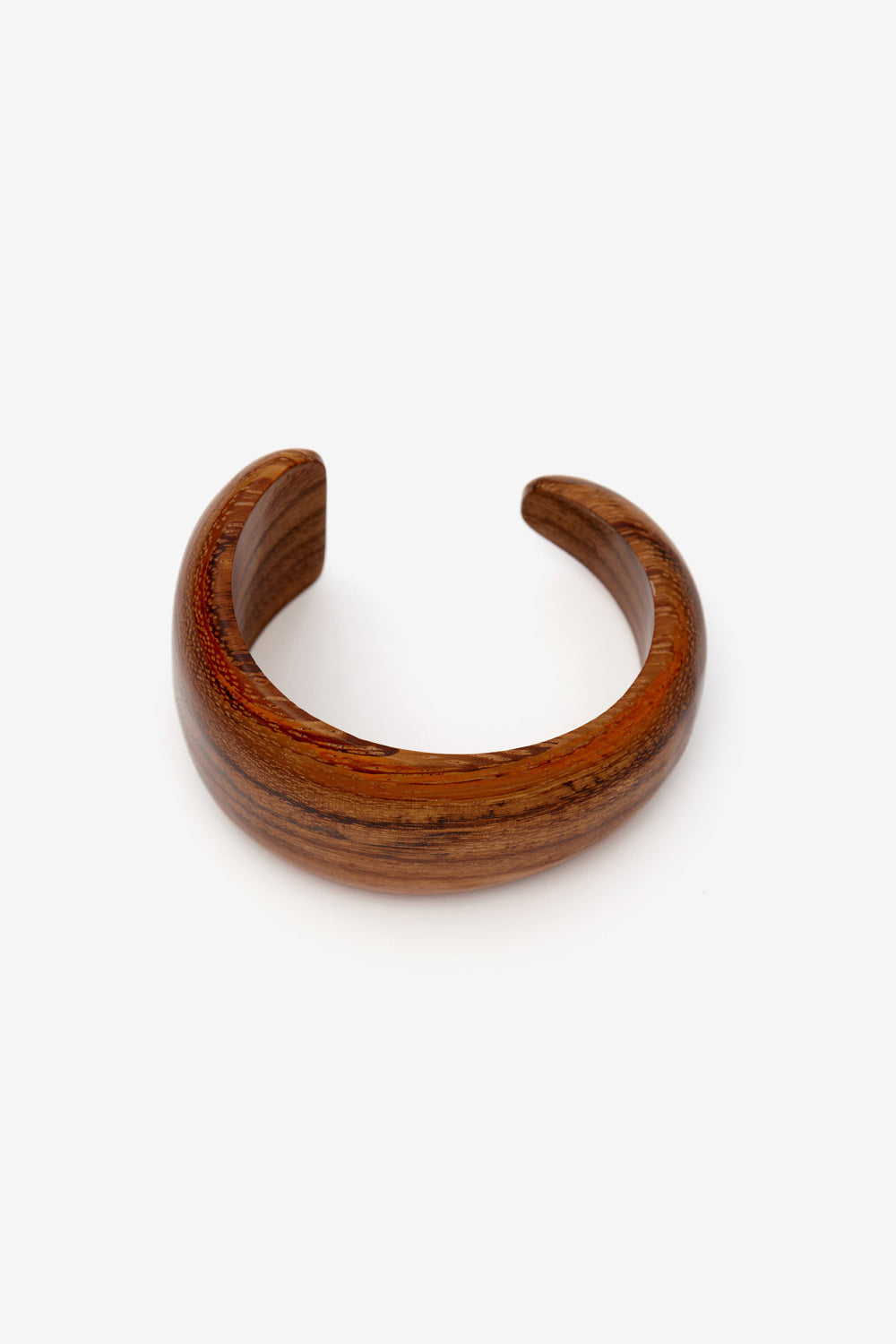 Wonder wooden cuff bracelet - Burnt henna - Woman - 1
