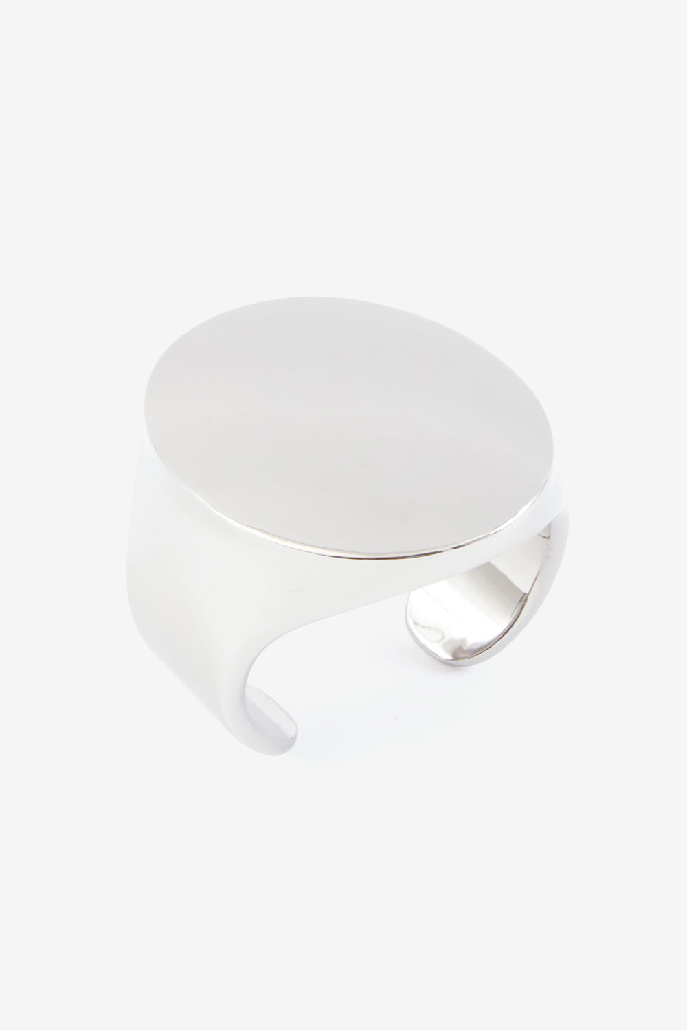 Quincy cuff bracelet in silver-finish brass - Silver - Woman - 1