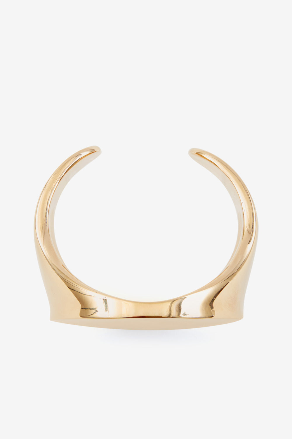 Brazalete de latón dorado quincy - Dorado - Woman - 2