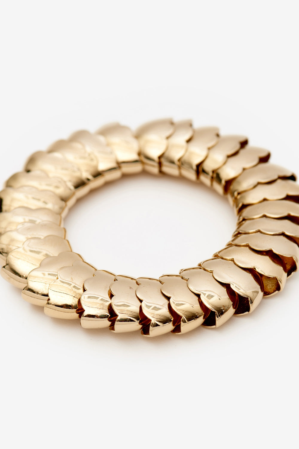 Elie stretch bracelet in gold-finish brass - Gold - Woman - 3