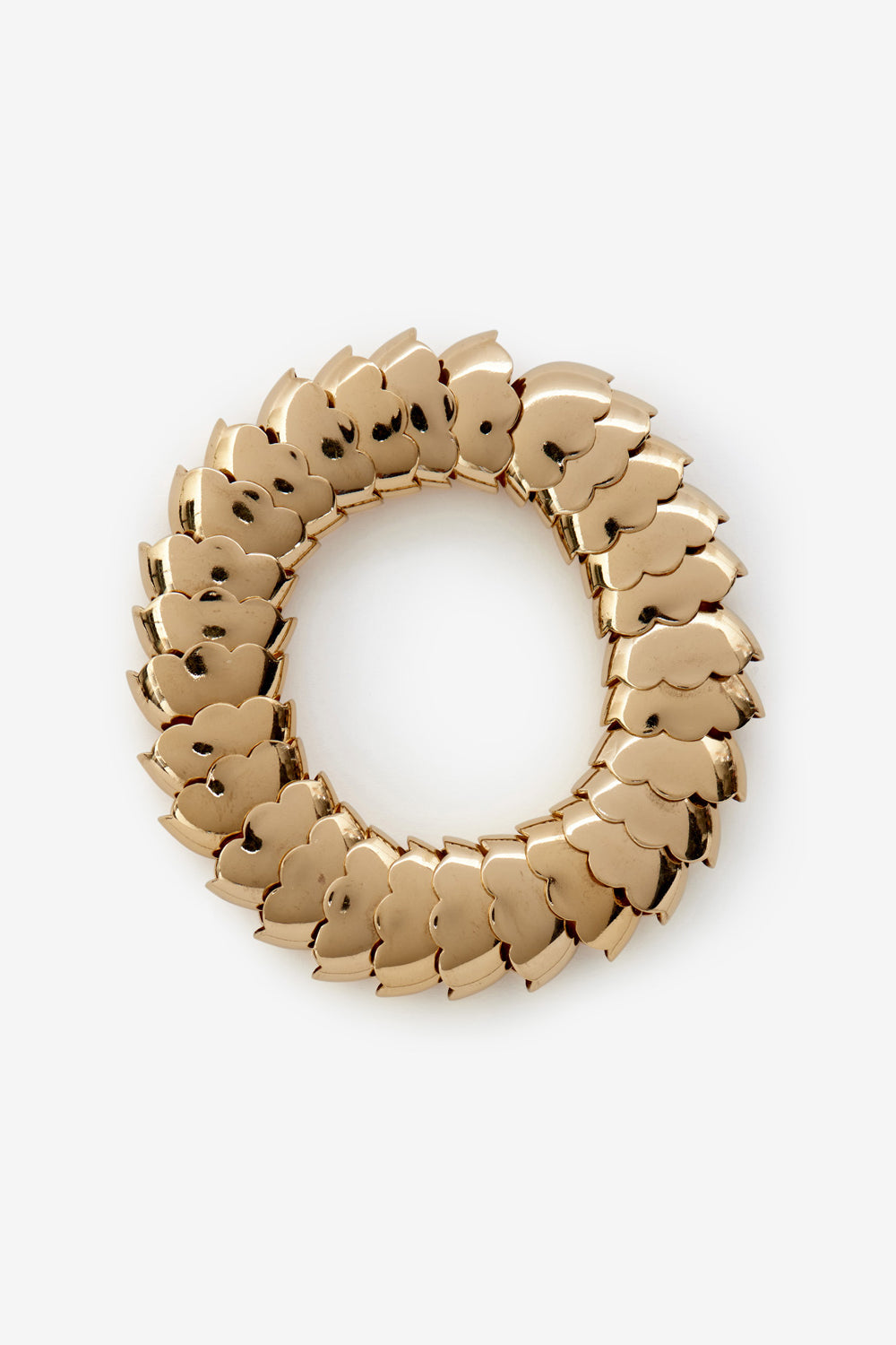 Elie stretch bracelet in gold-finish brass - Gold - Woman - 1