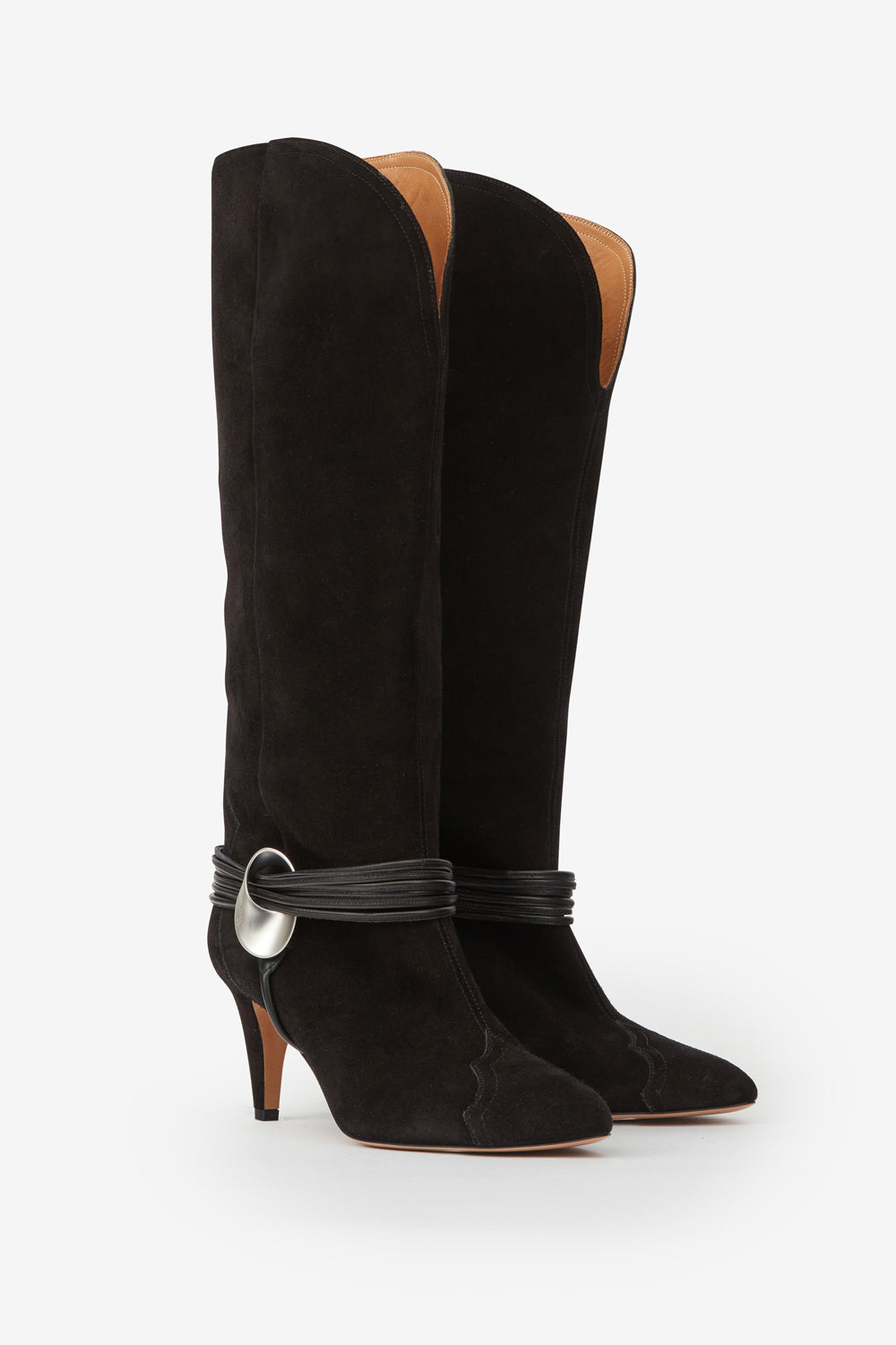 Botas altas de tacón lestany - Negro - Woman - 3