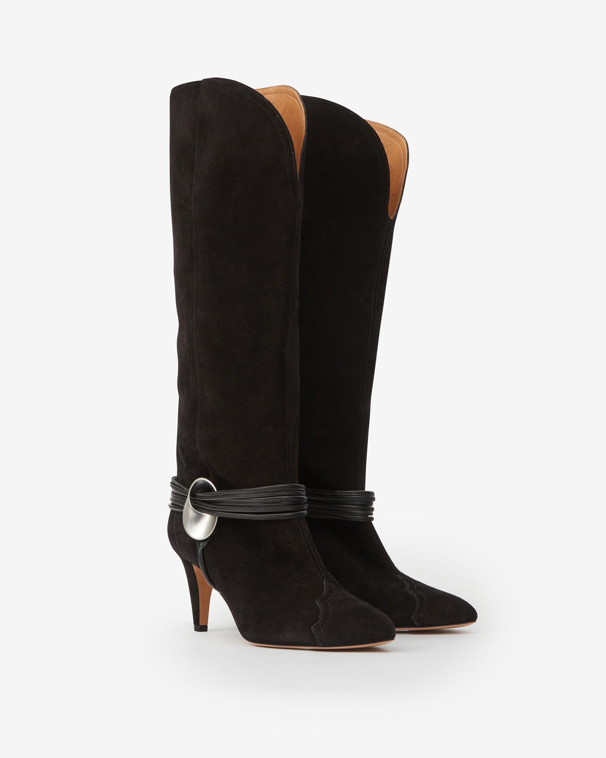 Botas altas de tacón lestany - Negro - Woman - 3