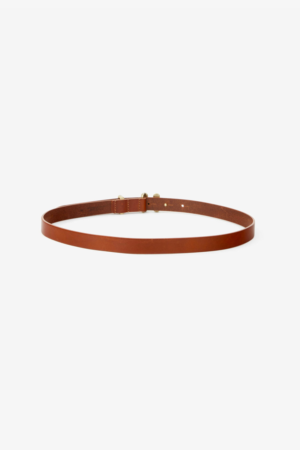 Valdez leather belt with a jewel buckle - Khaki - Woman - 2