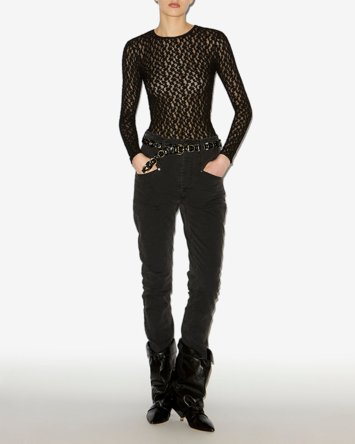 Bali belt Woman Black and gold 7